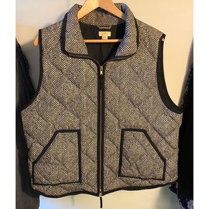 J. Crew Herringbone Vest